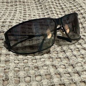 Vintage Versace Model 2040 1009/8G Black Sunglasses